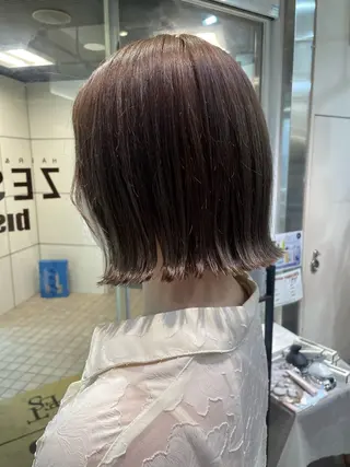 ショート カラー ニュアンスネイル/ ボブ/まちゃこのヘアスタイル