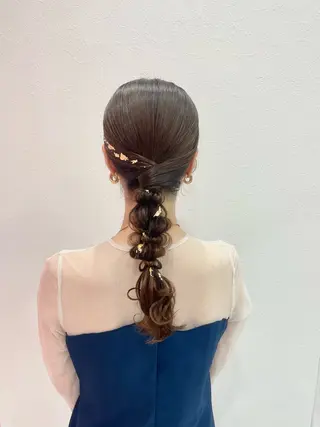 ロング 山口 舞弥のヘアスタイル