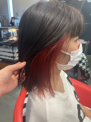 ミディアム 今田 茜のヘアスタイル