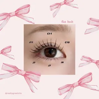 マツエク・マツパ 💝menoa 南草津店💝のマツエク・マツパデザイン