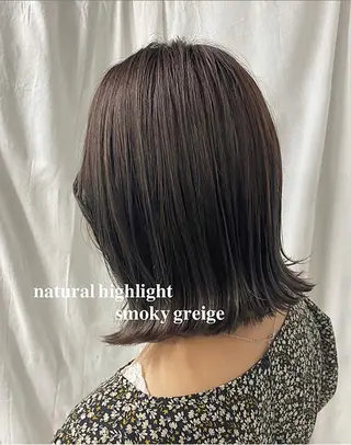 ミディアム フクダ ジュリのヘアスタイル