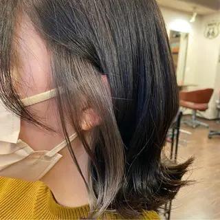 ミディアム カラー liL  hair サトウリョウタのヘアスタイル