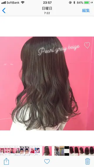 セミロング カラー LiNA🌿藤原 茉莉花のマツエク・マツパデザイン