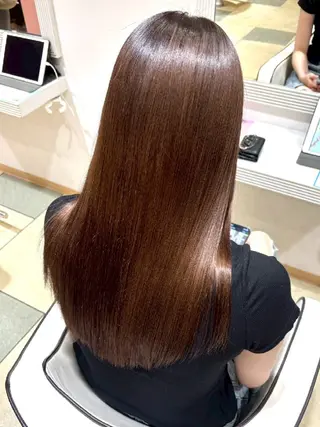 ロング 暖色カラー/髪質改善 /メンズ🧡莉南のヘアスタイル