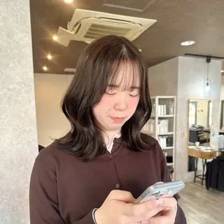 ミディアム カラー レイヤー/高橋 みく /池下/千種のヘアスタイル