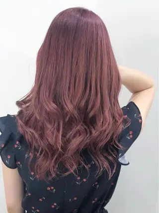 セミロング カラー 🌙HIZUKI🌙 ハイトーン 艶髪のヘアスタイル