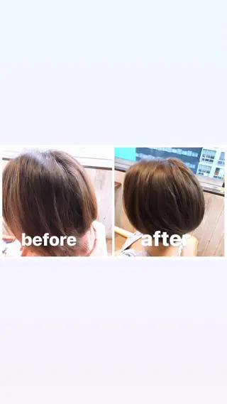 カラー 中村 優志のヘアスタイル