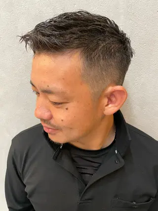 ショート メンズ 穐田 航のヘアスタイル