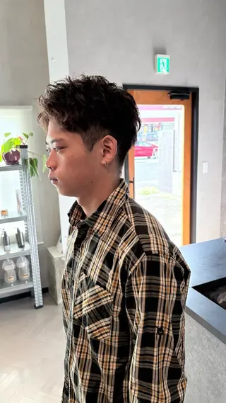 メンズ パーマスタイル特化◎ 永戸圭汰のヘアスタイル