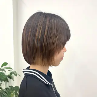 ショート カラー ヘアアレンジ HIROKO / 透明感暖色カラー🎀のヘアスタイル
