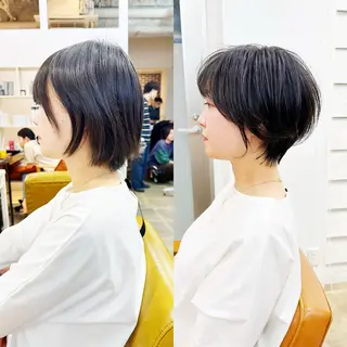 ショート 👑銀座ショート/ 絶壁補正/金子涼👑のヘアスタイル