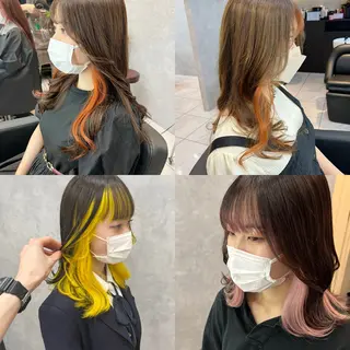 カラー SALOWIN栄 高須大貴のヘアスタイル