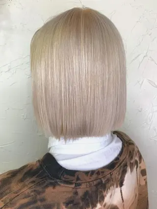 ショート カラー 盛れる顔周りカット ♥️韓国ヘア"ちぇるのヘアスタイル