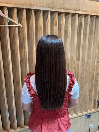 ロング パーマ 西田 優作のヘアスタイル