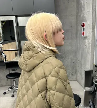 ショート カラー ボブ/似合わせカット /ニュアンスカラーのヘアスタイル
