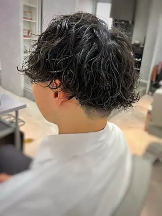 ショート カラー パーマ ヘアアレンジ メンズ キッズ TOON 川崎店 👫🏼橋本貴志のヘアスタイル
