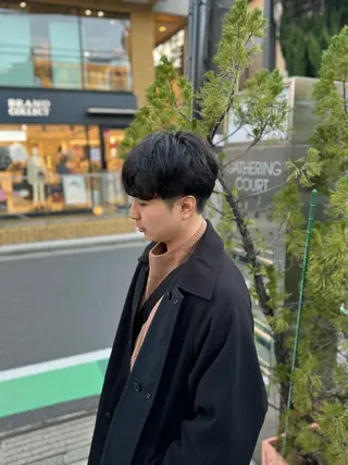 ショート パーマ ヘアアレンジ メンズ CHIC share salon所属・ちこ .のヘアスタイル