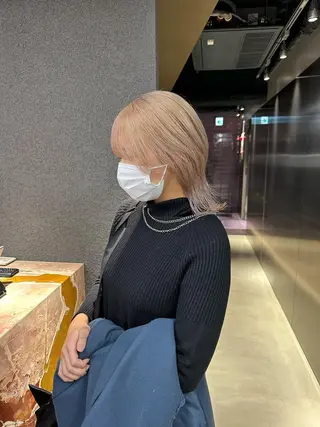 ミディアム カラー 鈴木/ニュアンス パーマ/メンズのヘアスタイル