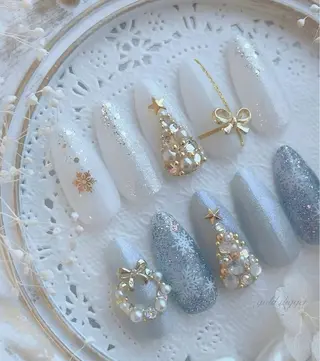 ネイル Horie 雪のネイルデザイン