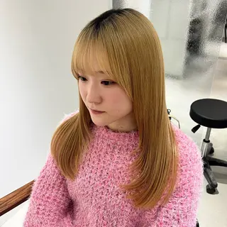 ミディアム 髪質改善/レイヤー× 縮毛矯正🤍maiのヘアスタイル