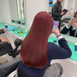 ロング カラー 中韓レイヤー/ ブラウン🤎はやとのヘアスタイル