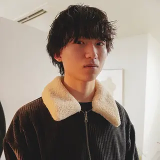 ショート パーマ メンズ メンズハイトーン/栄 /イトウタケルのヘアスタイル