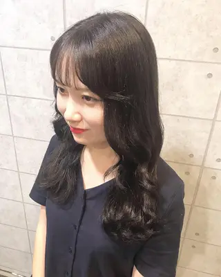 ロング カラー 烏丸韓国ヘア🇰🇷 ayaka🎀のヘアスタイル