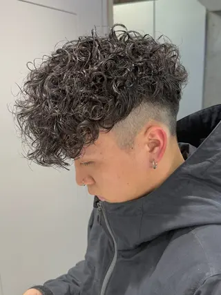 ショート パーマ メンズ 【メンズサロン】 BLUCK 横浜のヘアスタイル