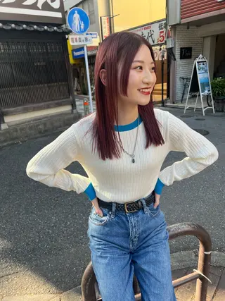 カラー 林 将大のヘアスタイル