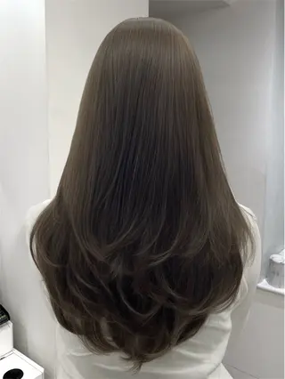 セミロング 韓国ヘア×2way 🇰🇷和知拓郎のヘアスタイル