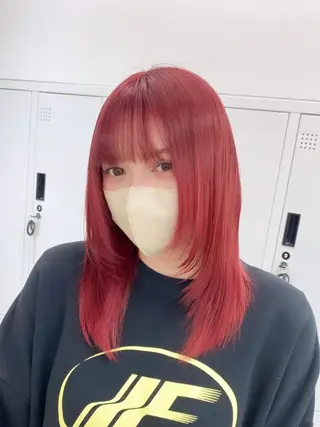 ショート カラー パーマ ヘアアレンジ メンズ キッズ ネイル マツエク・マツパ アイブロウ 🐺ウルフ×ハイトー ン🖤Yukinoのヘアスタイル