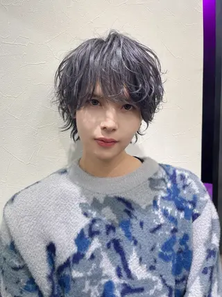 カラー メンズ メンズカットカラー 心斎橋/松平和樹のヘアスタイル