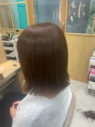 ショート KEITO/髪質改善 ／白髪ぼかしカラーのヘアスタイル