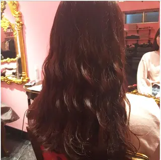 ロング カラー 門岡 ひかるのヘアスタイル