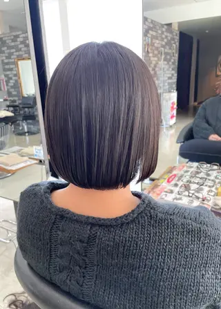 ミディアム 芳賀 風斗のヘアスタイル
