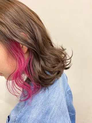 ミディアム カラー Unami MIHA☘️*゜のヘアスタイル