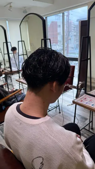 ショート メンズ 福田花音/スタイリ スト兼任アイリストのヘアスタイル