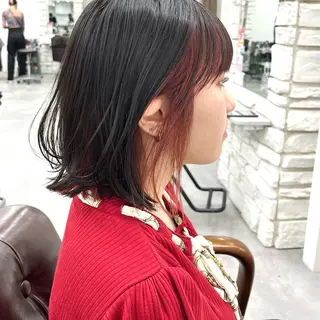 カラー 天王寺韓国ヘア 小山歓実のヘアスタイル