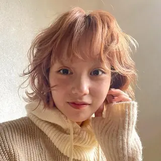 ミディアム カラー チャン💫レイヤー /透明感カラー💫のヘアスタイル