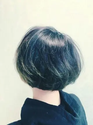 ショート カラー パーマ 福田 武士のヘアスタイル