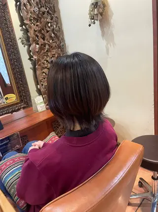 ミディアム 白鳥 悠斗のヘアスタイル