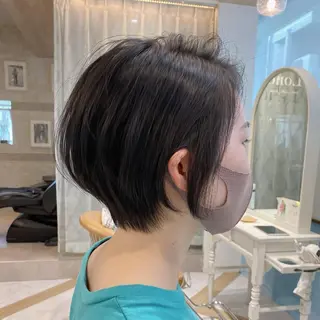 ショート カラー 🌟モテ髪ショート 🌟店長 津賀涼のヘアスタイル