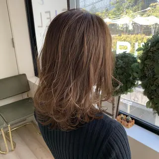 ミディアム 髪質改善&透明感 ⭐️高本裕基のヘアスタイル