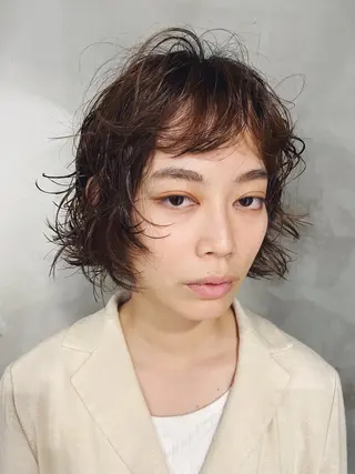 ショート パーマ 🌈前田 潤 /ショート/レイヤーのヘアスタイル