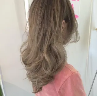 ロング カラー MIZUHO / ダブルカラー髪質改善のヘアスタイル