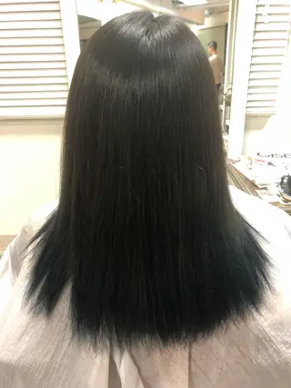 セミロング カラー 髪質改善/艶髪 やまなかのヘアスタイル