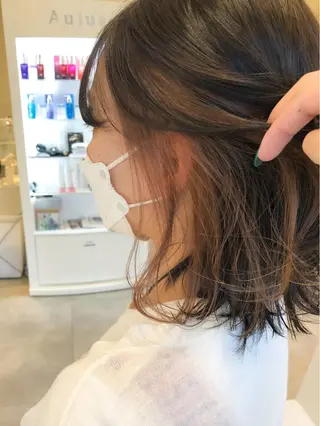 ミディアム カラー 韓国ヘア×髪質改善 /yoshikaのヘアスタイル