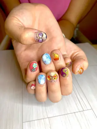 ネイル 種爪 たねつめのネイルデザイン