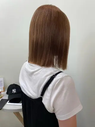 ミディアム カラー 檜 果歩のヘアスタイル