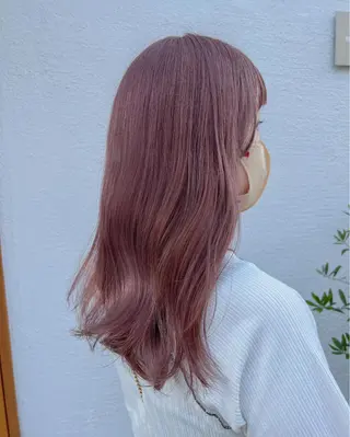 ロング カラー 透明感/縮毛/ボブ CHIHIROのヘアスタイル